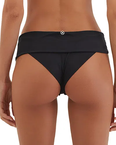 Vix Solid Sam Bikini Bottom Full Black In Black