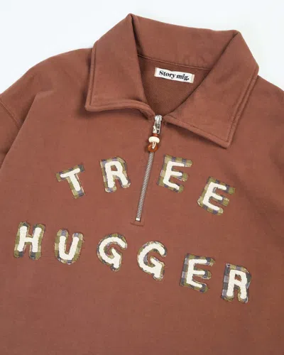 Story Mfg. Geo Pullover In Brown