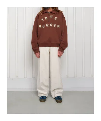 Story Mfg. Geo Pullover In Brown