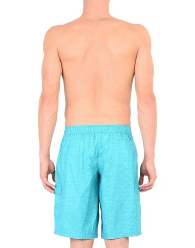 Shop Moschino Swimming Trunks - Item 47192618 In Turquoise
