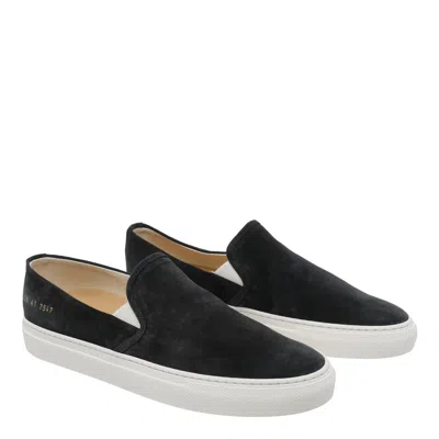 Common Projects Minimal Slip On Sneakers In Black