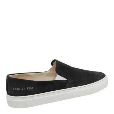 Common Projects Minimal Slip On Sneakers In Black