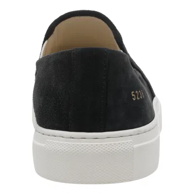 Common Projects Minimal Slip On Sneakers In Black