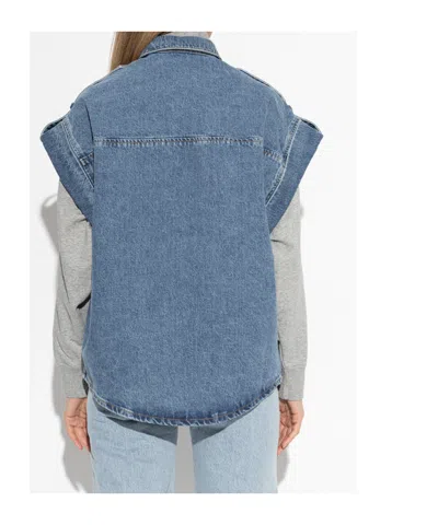 Iro Collared Denim Jacket In Blue