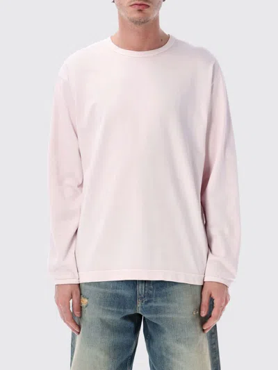 Sunflower Pink Solid Crew Neck T-shirt In Pink