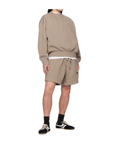 Essentials Crew Neck Pullover In Brown