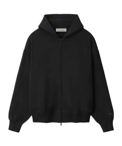Essentials Ss26 Classic Zip-up Hoodie In Black | ModeSens