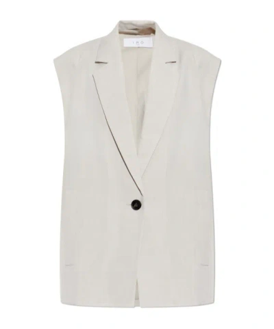 Iro Soledad Single-breasted Vest In Gray