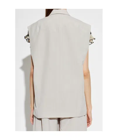 Iro Soledad Single-breasted Vest In Gray