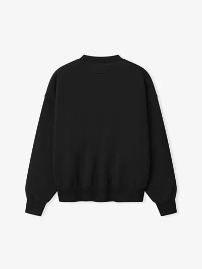 Essentials Crew Neck Sweatshirt In Black