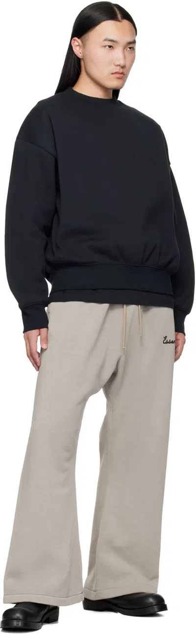 Essentials Crew Neck Sweatshirt In Black