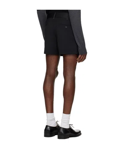 Entire Studios Belt Loop Shorts In Black