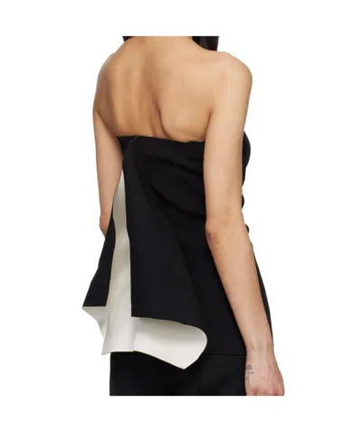 Entire Studios Strapless Top In Black