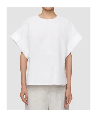 Joseph Fassia Cotton Poplin Blouse In White