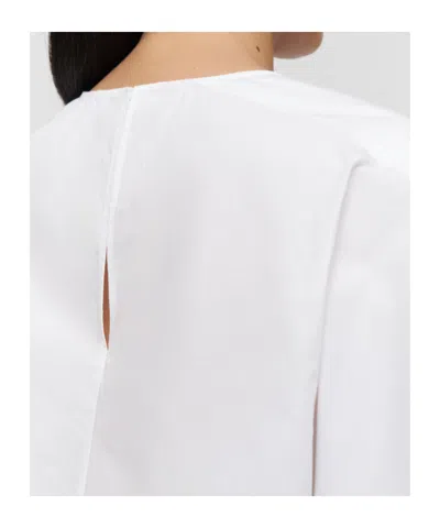 Joseph Fassia Cotton Poplin Blouse In White