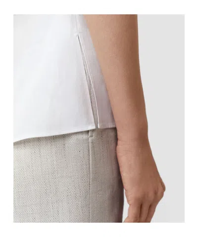Joseph Fassia Cotton Poplin Blouse In White