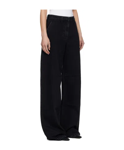 Entire Studios Belt Loops Jeans In Black