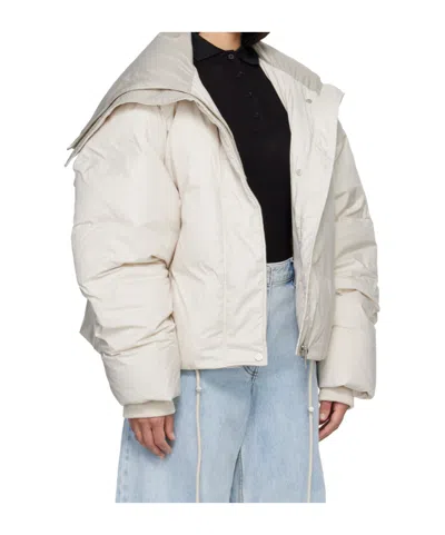 Entire Studios Kelly Down Jacket In White