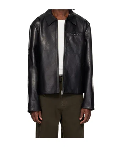 Entire Studios Corehide Leather Jacket In Black