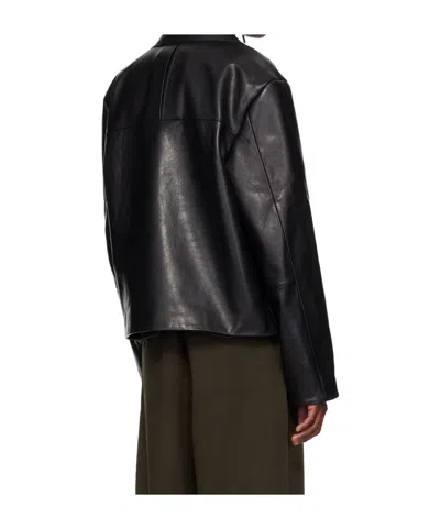 Entire Studios Corehide Leather Jacket In Black