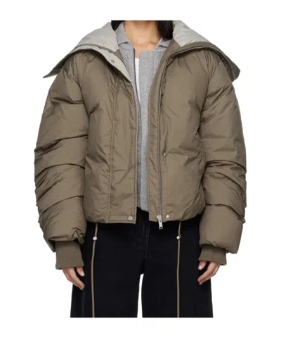 Entire Studios Kelly Down Jacket In Brown