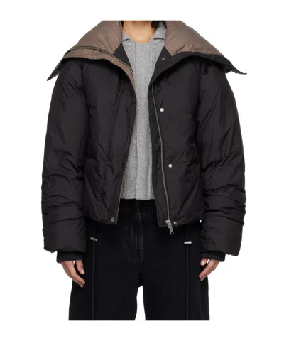 Entire Studios Kelly Collared Jacket In Black