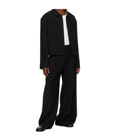 Entire Studios Craft Cropped Jacket In Black