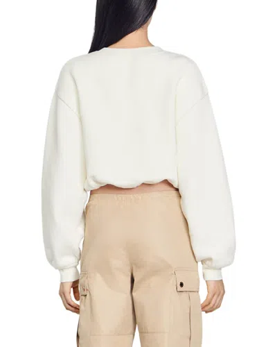 Sandro Jiya Sweatshirt In White