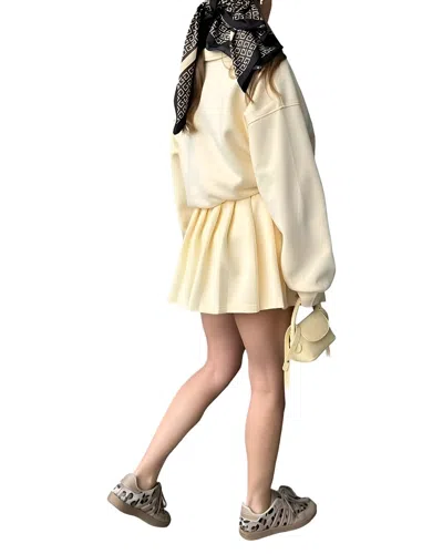 Emma Way 2pc Pullover & Skirt Set In Brown