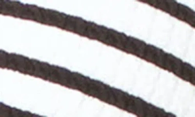 L*space Aspen Bikini Top In Sail Along Stripe In Black