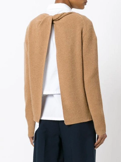 Shop Theory Cashmere Twylina Jumper In Brown