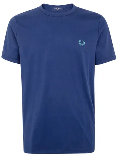 Fred Perry '' Ringer T-shirt In Blue