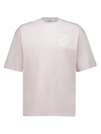 Off-white Light Pink Logo T-shirt In Light Pink