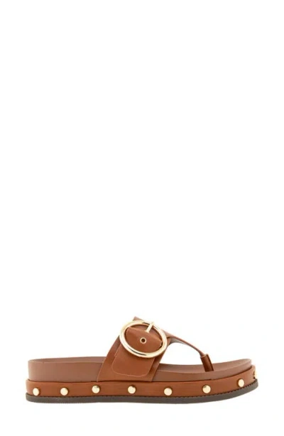 Bcbg Belen Platform Flip Flop In Brown