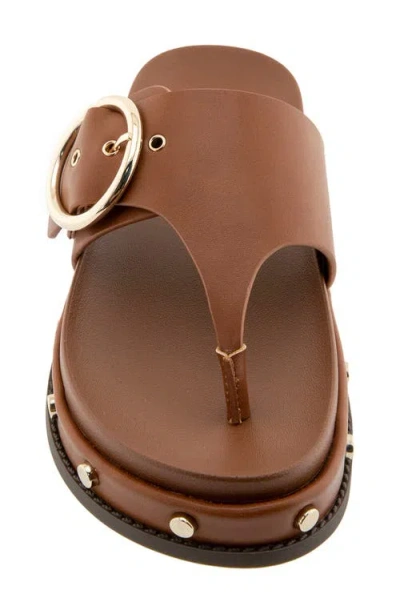 Bcbg Belen Platform Flip Flop In Brown