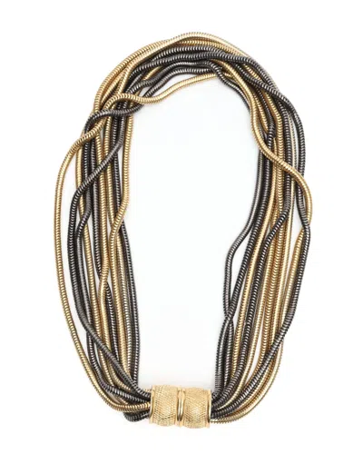 Givenchy Multi Chain Necklace In Gold