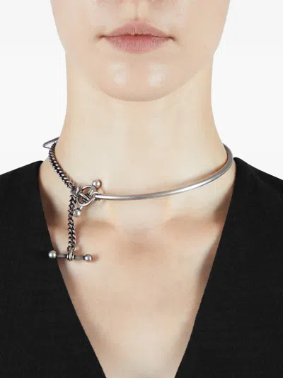 Ann Demeulemeester Cally Chain Pendant Necklace In Pattern