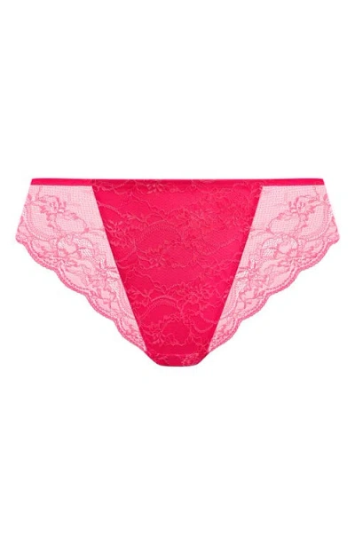 Elomi Plus Size Darcie Full Coverage Brief In Pink
