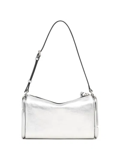 Marc Jacobs Scene Small Leather Shoulder Bag In Silver