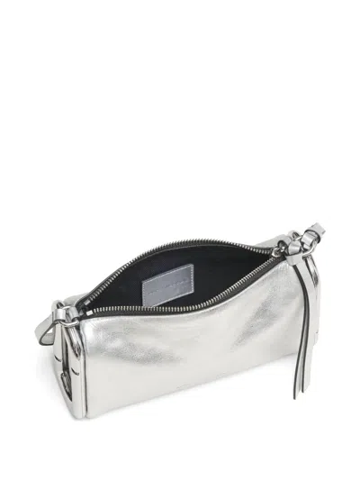 Marc Jacobs Scene Small Leather Shoulder Bag In Silver