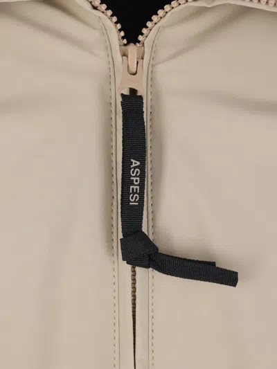 Aspesi Elasticated-trim Jacket In Neutral
