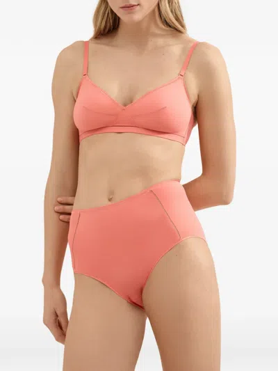 Eres Lydia Soyeuse Wireless Triangle Bra In Brown