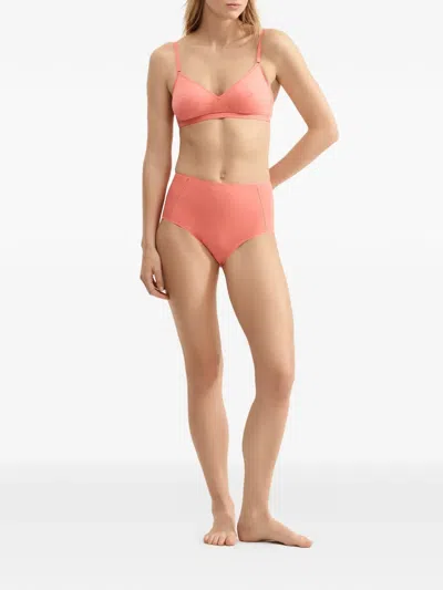 Eres Lydia Soyeuse Wireless Triangle Bra In Brown