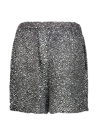 Sapio N.º 42 Devoré-effect Shorts In Black