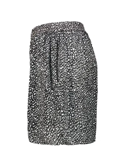 Sapio N.º 42 Devoré-effect Shorts In Black