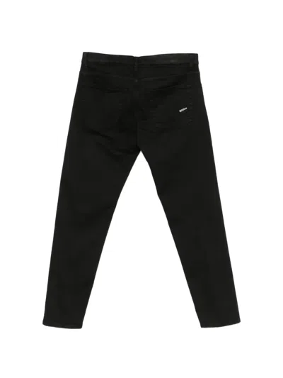 Michael Coal Logo-patch Jeans In Black