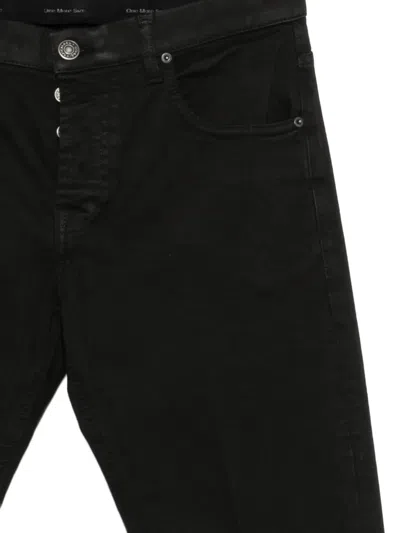 Michael Coal Logo-patch Jeans In Black