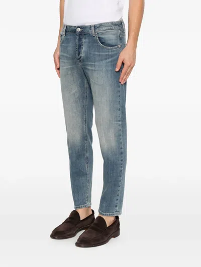 Michael Coal Faded-effect Jeans In Blue