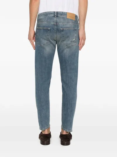 Michael Coal Faded-effect Jeans In Blue