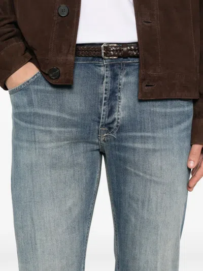 Michael Coal Faded-effect Jeans In Blue